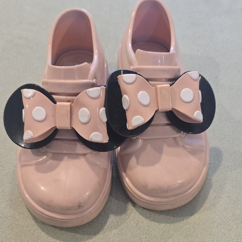 Kids Pink Bow Shoes Mini Melissa  10